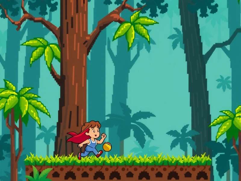 Choco Pixel Wander Main Character Coco in Cocoa Forest