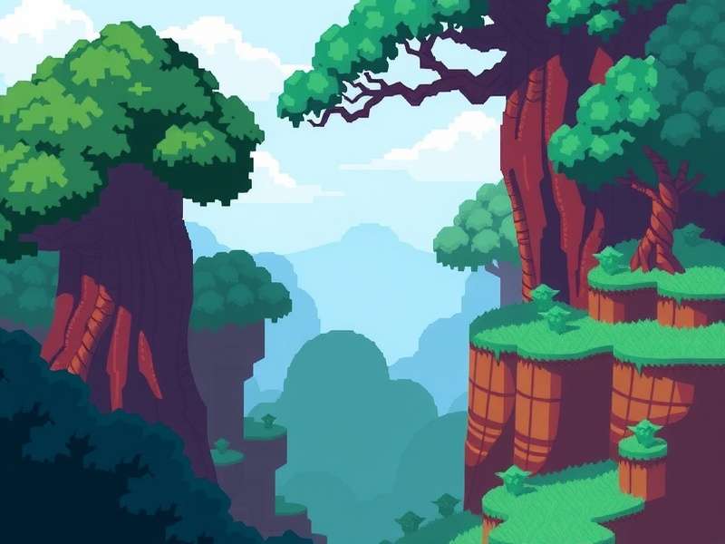 Choco Pixel Wander Biomes - Cocoa Forest and Caramel Canyon